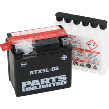Load image into Gallery viewer, Parts unlimited AGM Battery - RTX5L-BS .24 L CTX5L-BS - Main Product View