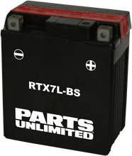 Load image into Gallery viewer, Parts unlimited AGM Battery - RTX7L-BS .33 L CTX7L-BS - Main Product View