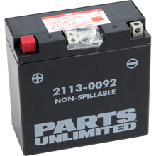 Load image into Gallery viewer, Parts unlimited AGM Battery - YT14B4 CT14B4 - Main Product View
