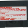 Load image into Gallery viewer, Parts unlimited AGM Battery - YT14B4 CT14B4 - Back View