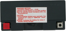 Load image into Gallery viewer, Parts unlimited AGM Battery - YT14B4 CT14B4 - Back View