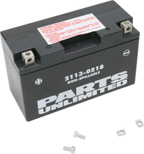 Load image into Gallery viewer, Parts unlimited AGM Battery - YT7B-BS CT7B-4 - Side View