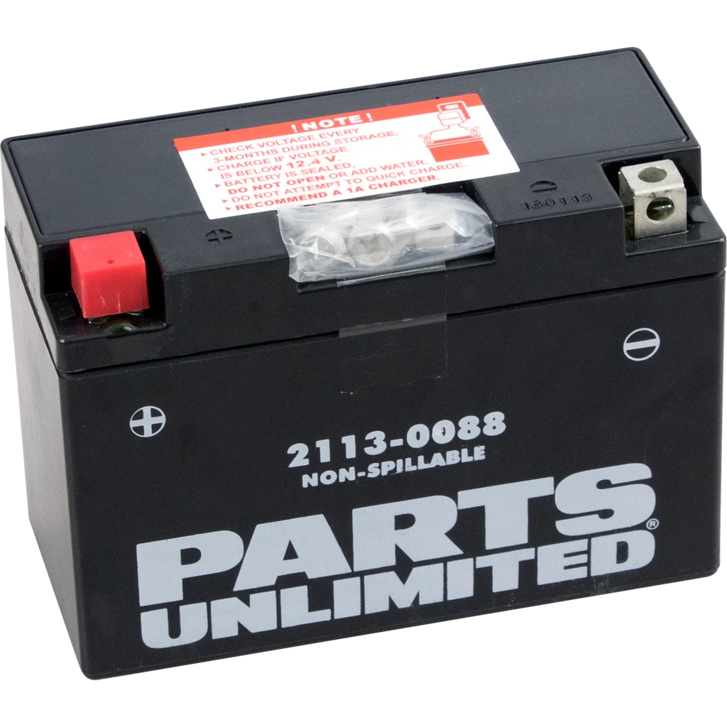 Parts unlimited AGM Battery - YT9B-4/YT9B-BS CT9B-4 - Main Product View