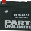 Load image into Gallery viewer, Parts unlimited AGM Battery - YT9B-4/YT9B-BS CT9B-4 - Back View