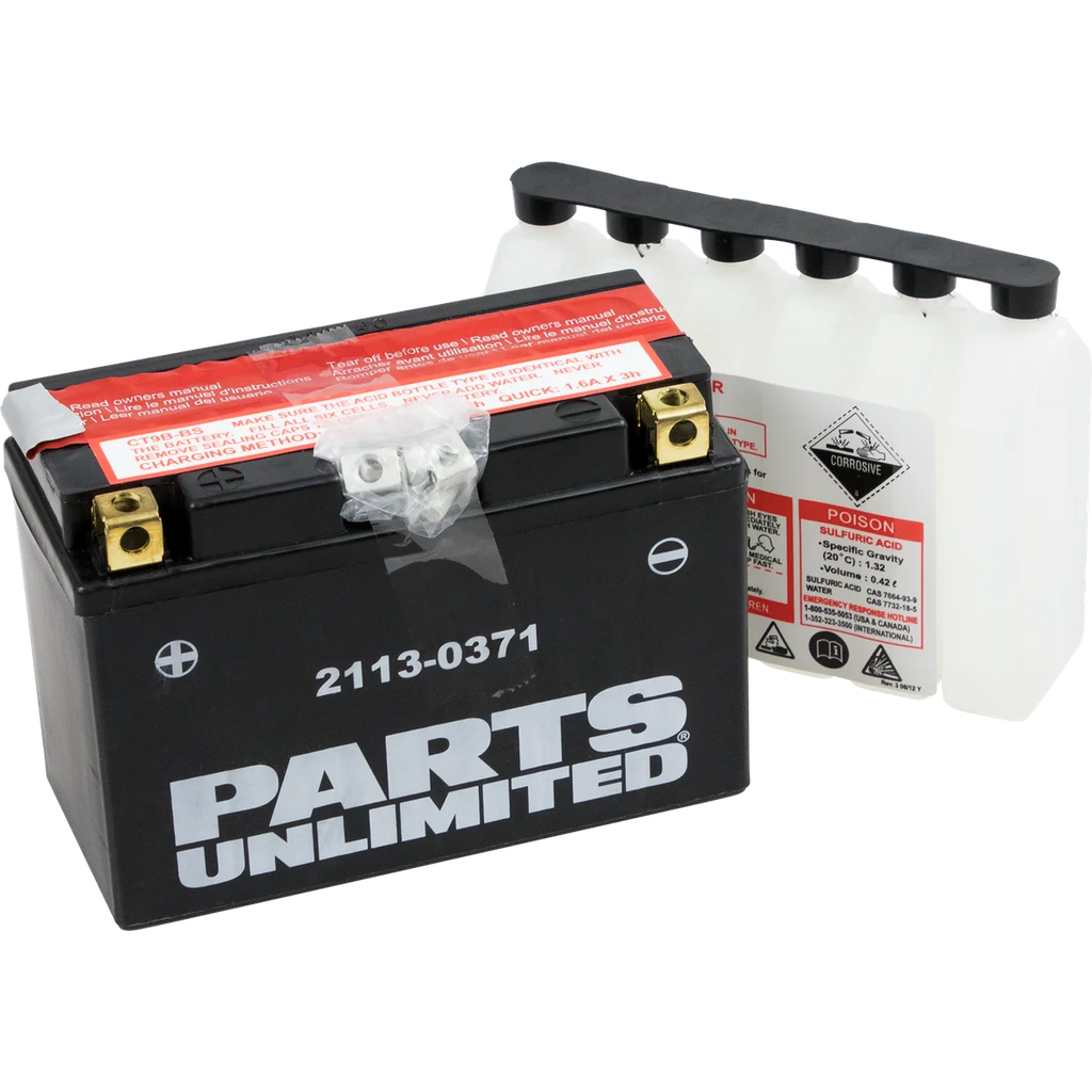 Parts unlimited AGM Battery - YT9B-BS CT9B-BS - Main Product View