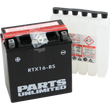 Load image into Gallery viewer, Parts unlimited AGM Battery - YTX16-BS .8 L CTX16-BS - Main Product View