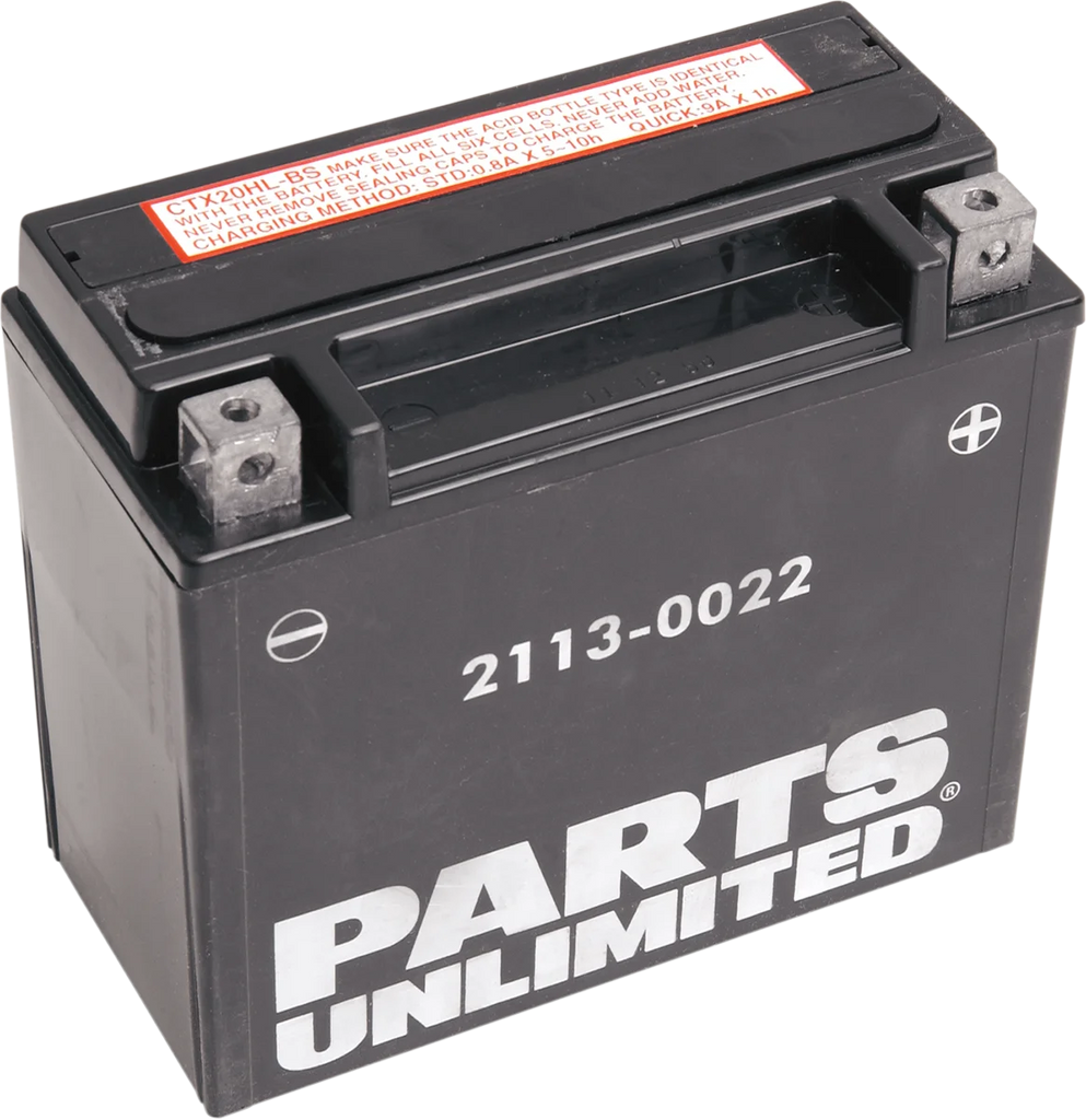 Parts unlimited AGM Battery - YTX20HL-BS .948 L CTX20HL-BS - Main Product View