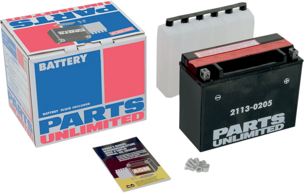 Parts unlimited AGM Battery - YTX24HL-BS CTX24HL-BS - Main Product View
