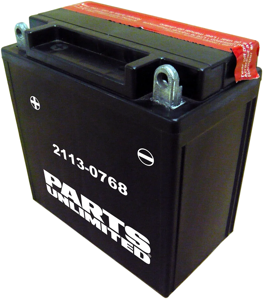 Parts unlimited AGM Battery - YTX9ABS CTX9A-BS - Side View