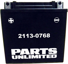 Load image into Gallery viewer, Parts unlimited AGM Battery - YTX9ABS CTX9A-BS - Back View