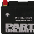 Load image into Gallery viewer, Parts unlimited AGM Battery - YTZ12S CTZ12S - Side View