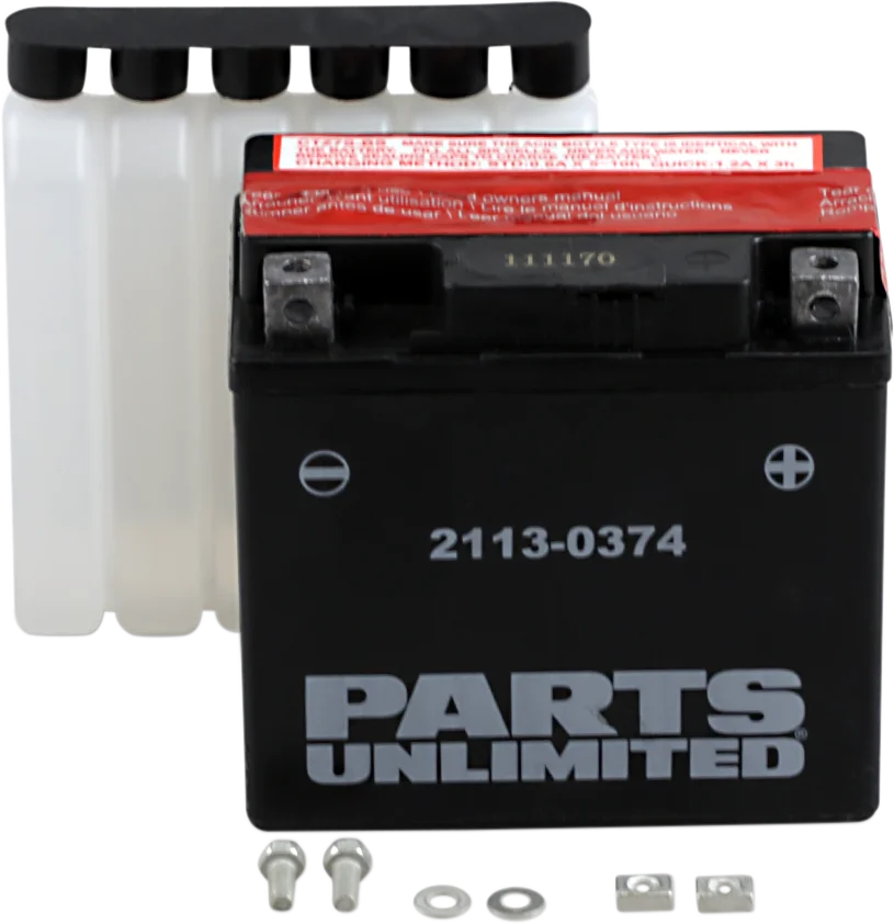 Parts unlimited AGM Battery - YTZ7S-BS CTZ7S-BS - Side View