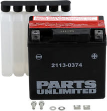 Load image into Gallery viewer, Parts unlimited AGM Battery - YTZ7S-BS CTZ7S-BS - Side View