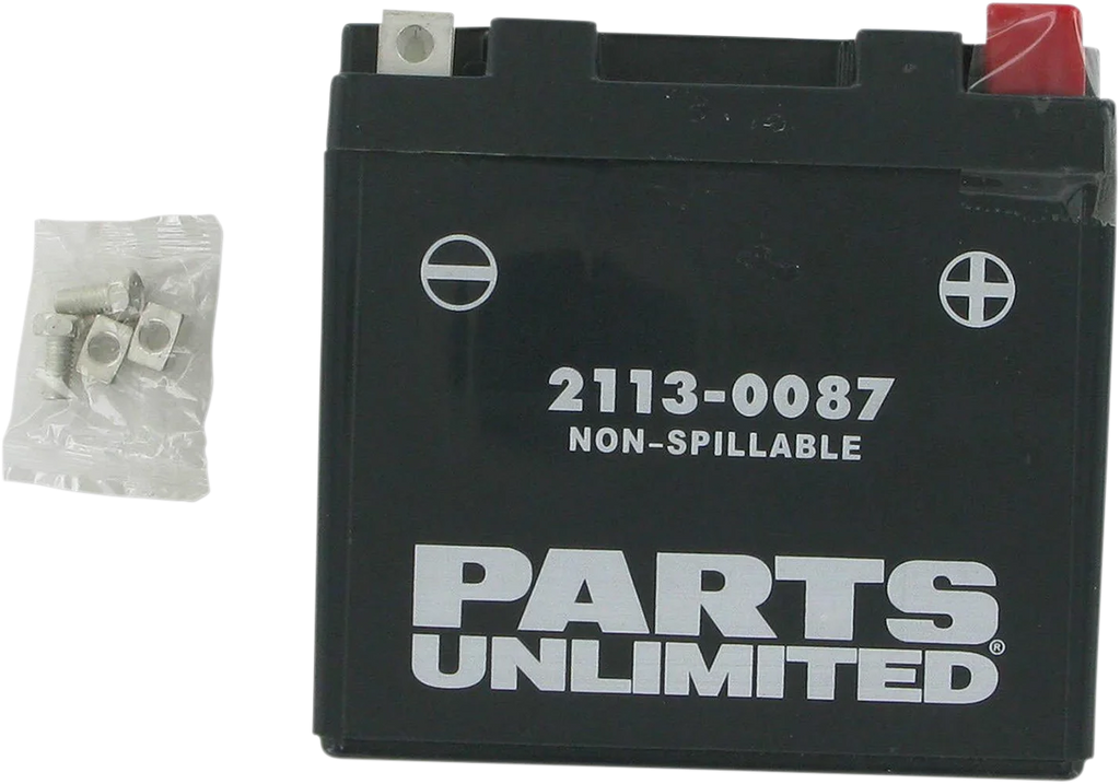 Parts unlimited AGM Battery - YTZ7S CTZ7S - Side View