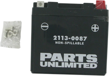 Load image into Gallery viewer, Parts unlimited AGM Battery - YTZ7S CTZ7S - Side View
