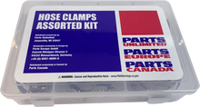 Load image into Gallery viewer, Parts unlimited Assortment Kit - Hose Clamp - 60-Pieces T03-6242K - Side View