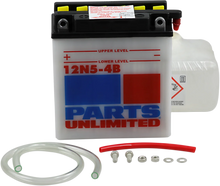 Load image into Gallery viewer, Parts unlimited Battery - 12N5-4B 12N5-4B-FP - Main Product View