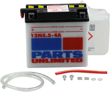 Load image into Gallery viewer, Parts unlimited Battery - 12N5.5-4A 12N5.5-4A-FP - Main Product View