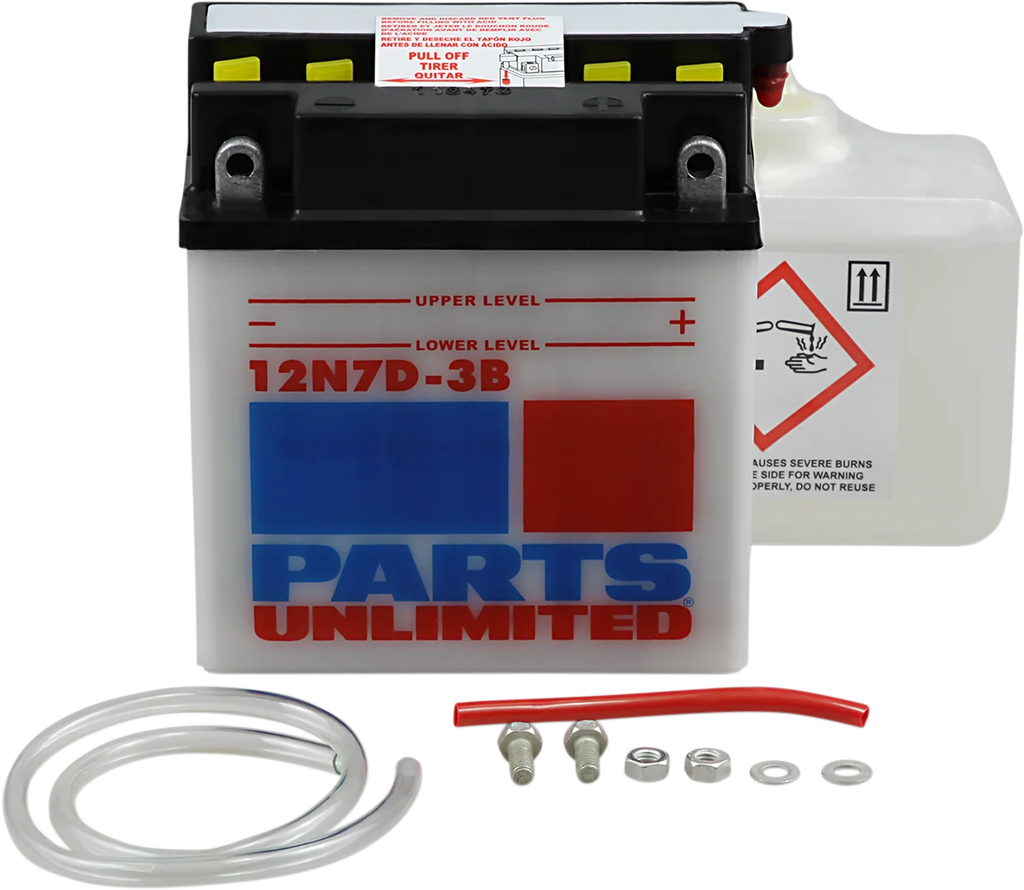 Parts unlimited Battery - 12N7D-3B 12N7D-3B-FP - Main Product View