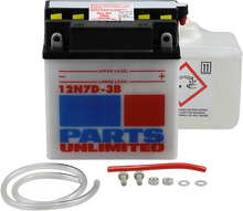Load image into Gallery viewer, Parts unlimited Battery - 12N7D-3B 12N7D-3B-FP - Main Product View