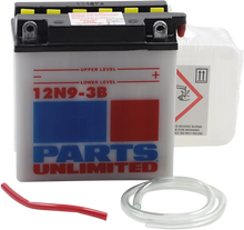 Load image into Gallery viewer, Parts unlimited Battery - 12N9-3B 12N9-3B-FP - Main Product View