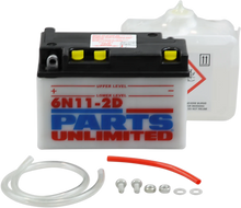 Load image into Gallery viewer, Parts unlimited Battery - 6N11-2D 6N11-2D-FP - Main Product View
