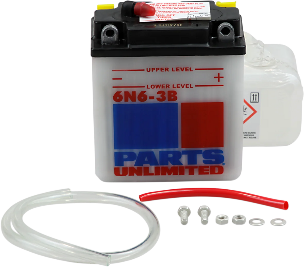 Parts unlimited Battery - 6N6-3B 6N6-3B-FP - Main Product View