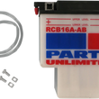 Load image into Gallery viewer, Parts unlimited Battery - HYB16A-AB HCB16A-AB - Side View