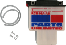 Load image into Gallery viewer, Parts unlimited Battery - HYB16A-AB HCB16A-AB - Side View