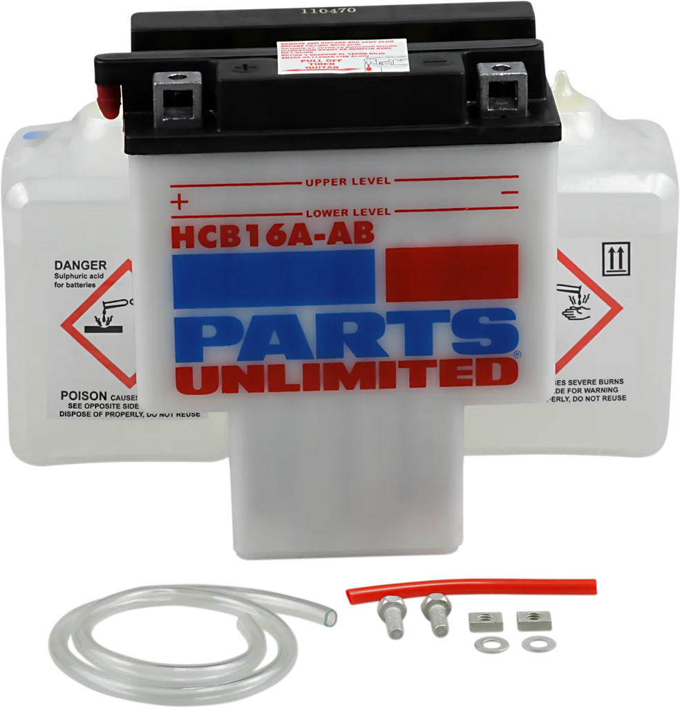 Parts unlimited Battery - HYB16A-AB HCB16A-AB-FP - Main Product View