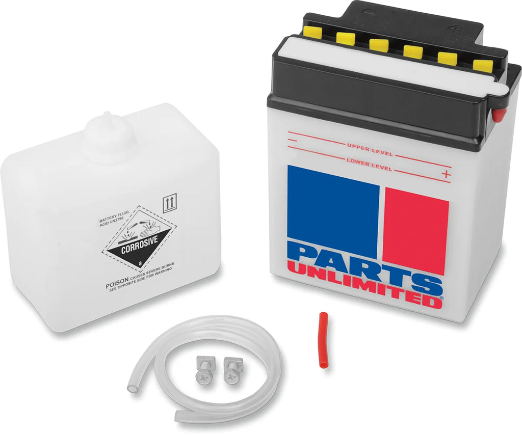 Parts unlimited Battery - HYB16A-AB HCB16A-AB-FP - Side View