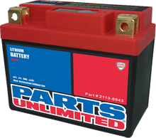 Load image into Gallery viewer, Parts unlimited Battery - LFP03-B LFP03 - Side View