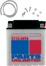 Load image into Gallery viewer, Parts unlimited Battery - RCB16CL-B CB16CL-B - Side View