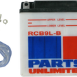 Load image into Gallery viewer, Parts unlimited Battery - RCB9L-B CB9L-B - Main Product View