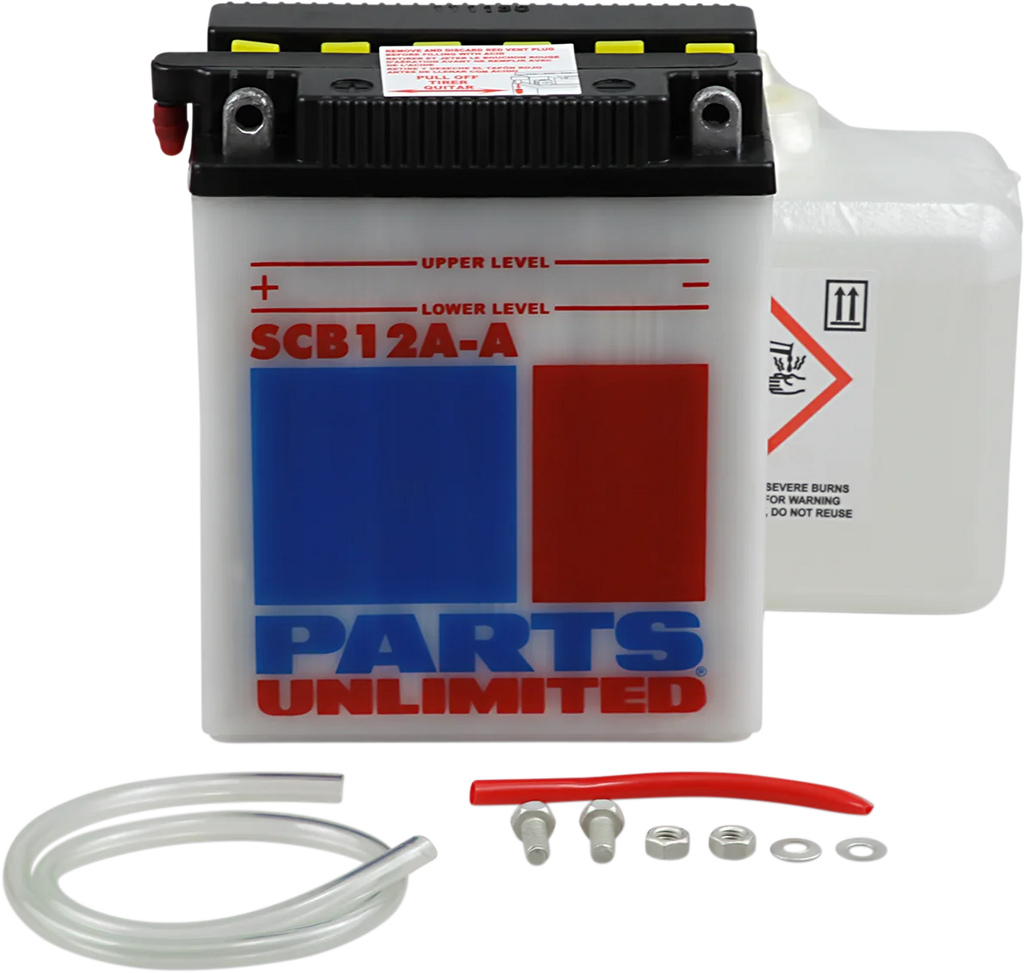 Parts unlimited Battery - YB12A-A with Sensor SCB12A-A-FP - Main Product View