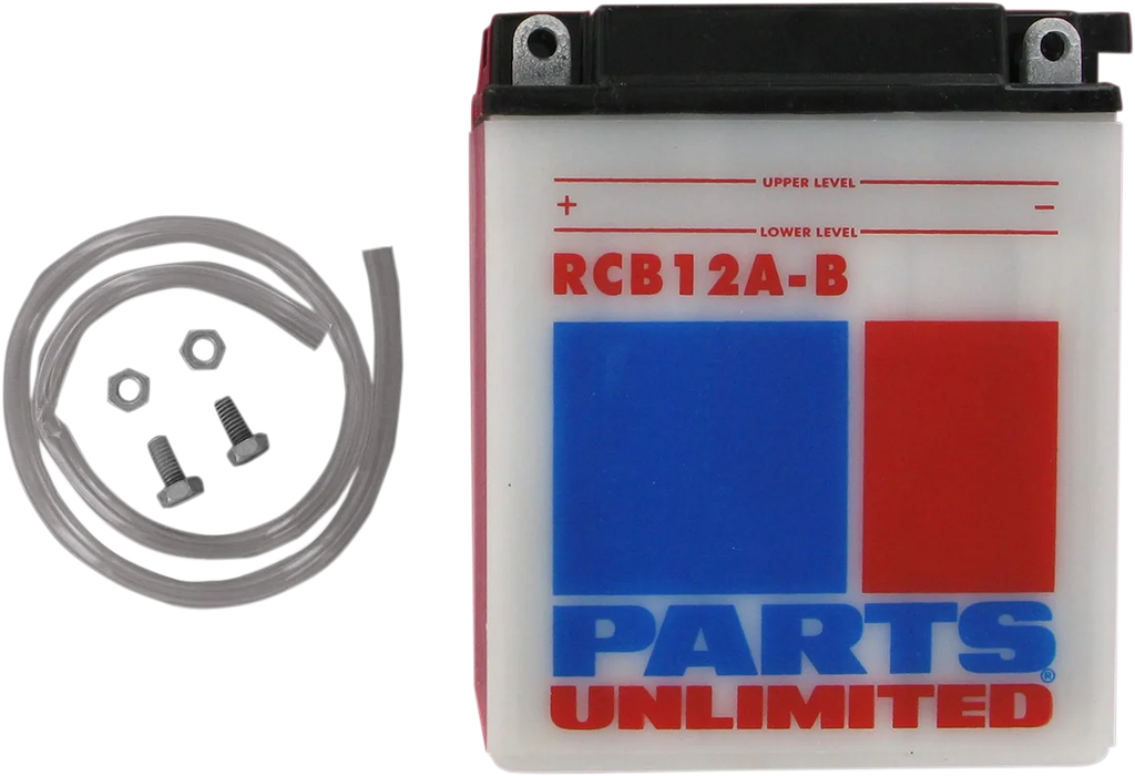 Parts unlimited Battery - YB12A-B CB12A-B - Side View