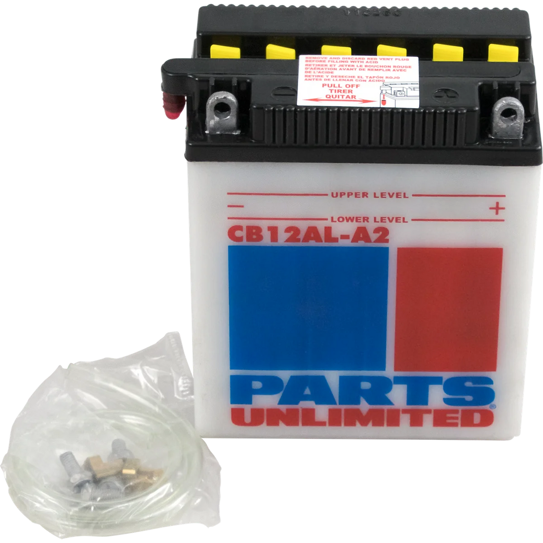 Parts unlimited Battery - YB12AL-A CB12AL-A - Back View