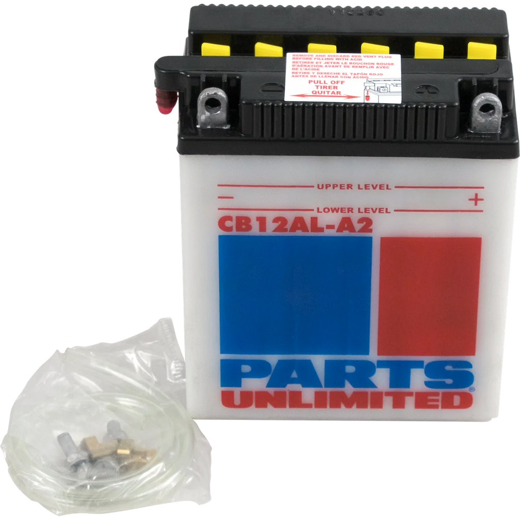 Parts unlimited Battery - YB12AL-A CB12AL-A - Back View