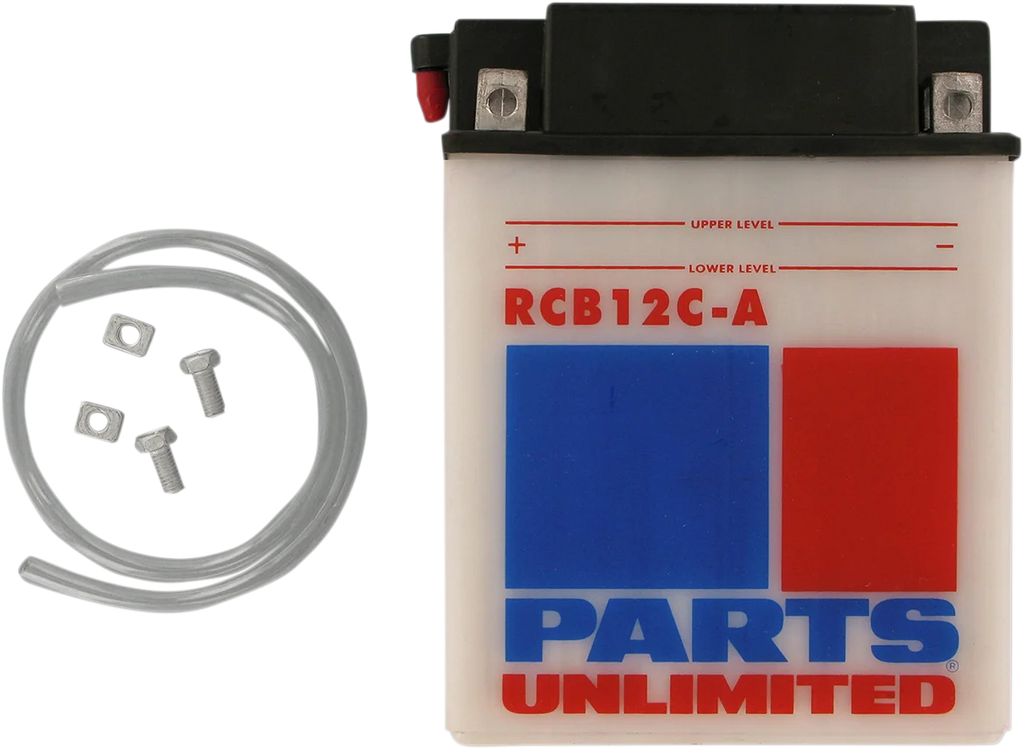 Parts unlimited Battery - YB12C-A CB12C-A - Back View