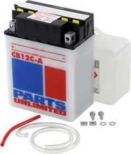 Load image into Gallery viewer, Parts unlimited Battery - YB12C-A CB12C-A-FP - Main Product View