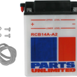 Load image into Gallery viewer, Parts unlimited Battery - YB14A-A2 CB14A-A2 - Main Product View