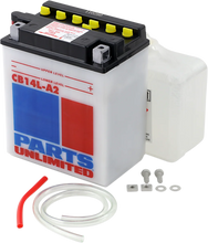 Load image into Gallery viewer, Parts unlimited Battery - YB14L-A2 CB14L-A2-FP - Main Product View
