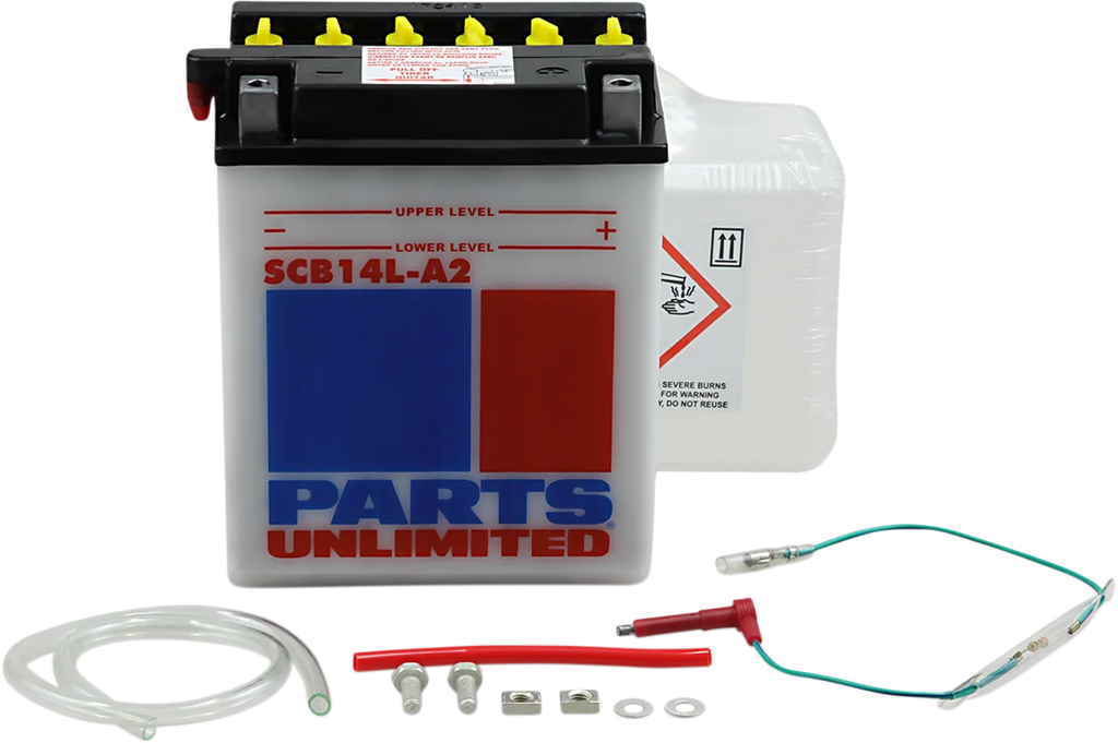 Parts unlimited Battery - YB14L-A2 with Sensor SCB14L-A2-FP - Main Product View