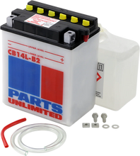 Load image into Gallery viewer, Parts unlimited Battery - YB14L-B2 CB14L-B2-FP - Main Product View