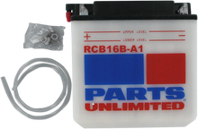 Load image into Gallery viewer, Parts unlimited Battery - YB16BA1 CB16B-A1 - Back View