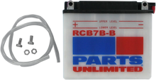 Load image into Gallery viewer, Parts unlimited Battery - YB7B-B CB7B-B - Back View