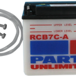 Load image into Gallery viewer, Parts unlimited Battery - YB7C-A CB7C-A - Side View