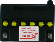Load image into Gallery viewer, Parts unlimited Battery - YB7C-A CB7C-A - Back View