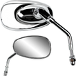 Load image into Gallery viewer, Parts unlimited Billet Chrome Mirror 17043 - Main Product View