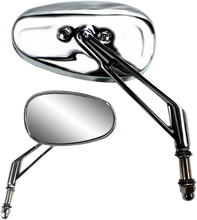 Load image into Gallery viewer, Parts unlimited Billet Chrome Mirror 17045 - Main Product View